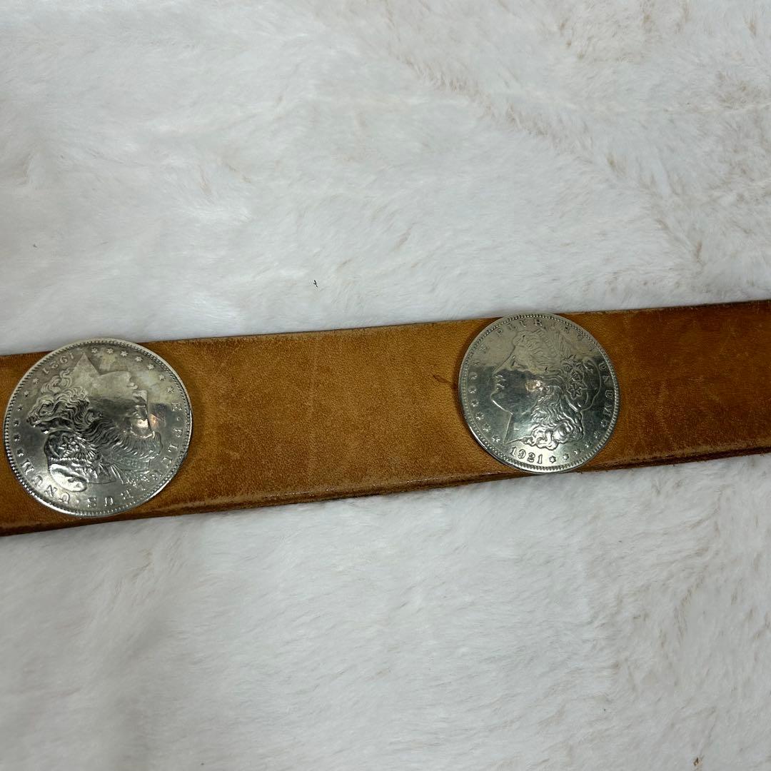 モルガンダラー　コンチョ　レザー　ベルト　1972年