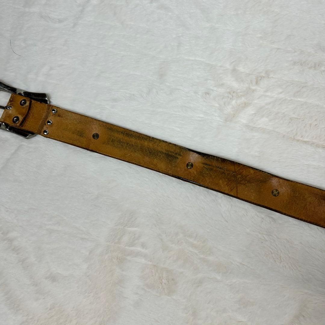 モルガンダラー　コンチョ　レザー　ベルト　1972年