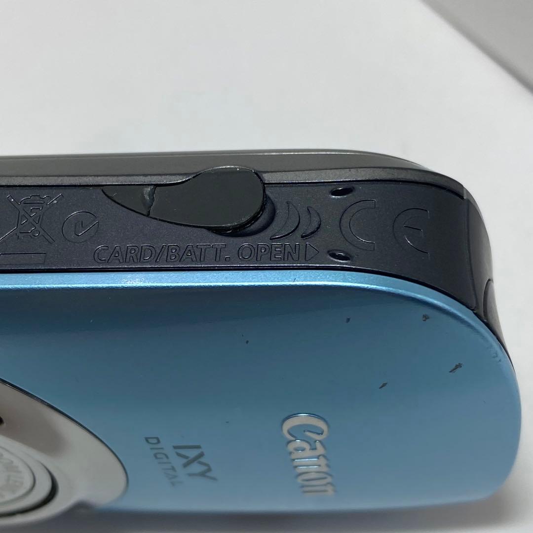 Canon IXY 510IS PC1356 充電器　ブルー コンデジ　動作品