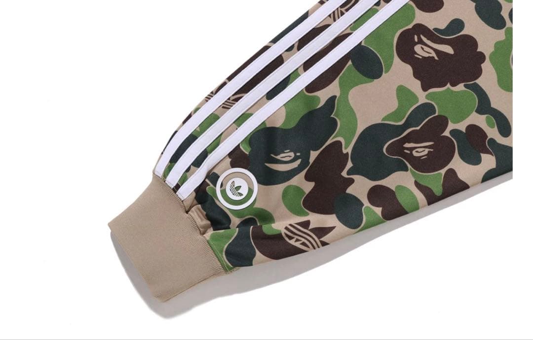 トップス S BAPE ADIDAS CAMO SHARK FULL ZIP HOODIE