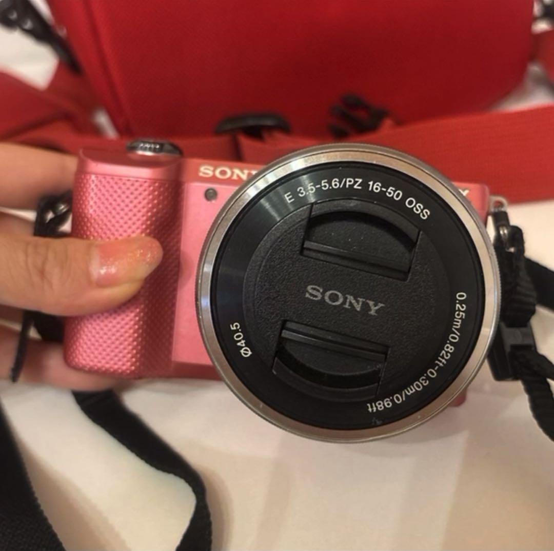 SONY α5000 ピンク ミラーレスカメラ