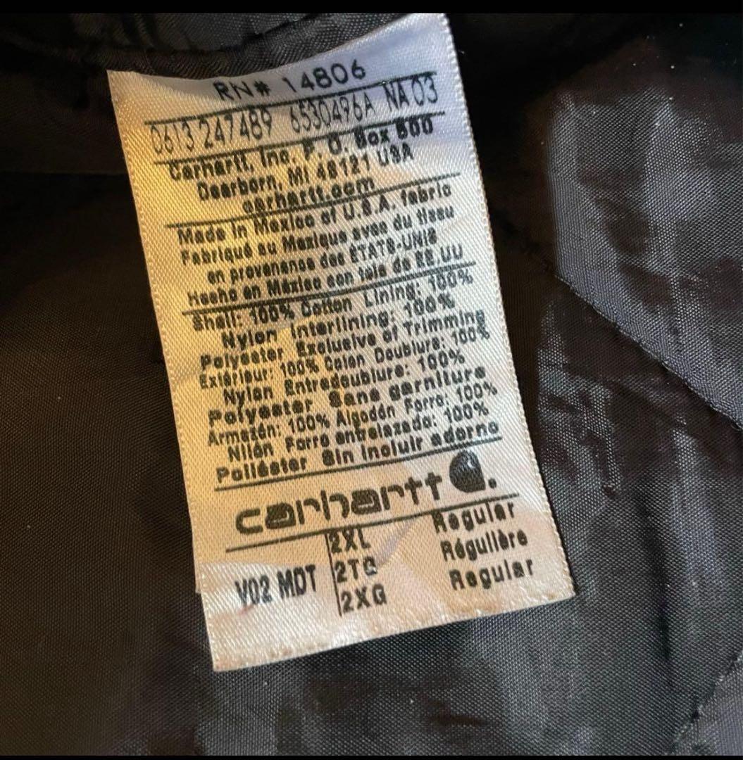 00s Carhartt カーハート ダックベスト メキシコ製 2XLサイズ