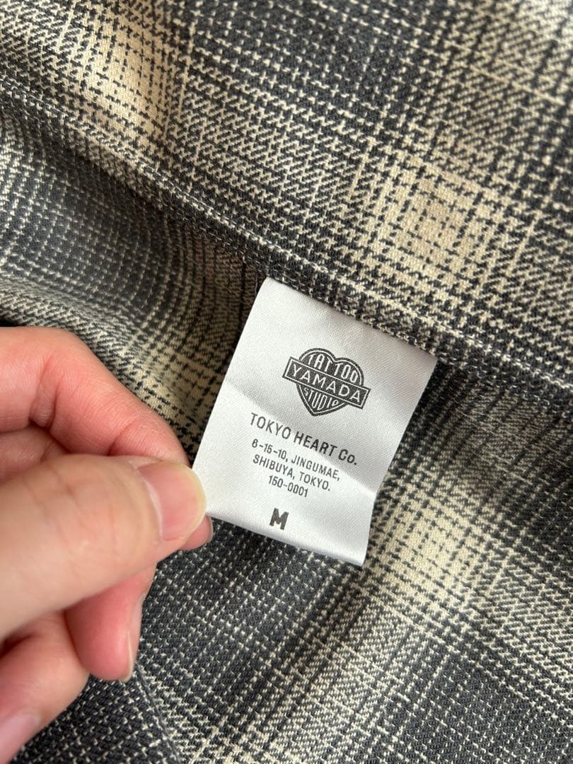 tattoo studio yamada 山田蓮オンブレ グレーシャツ　M