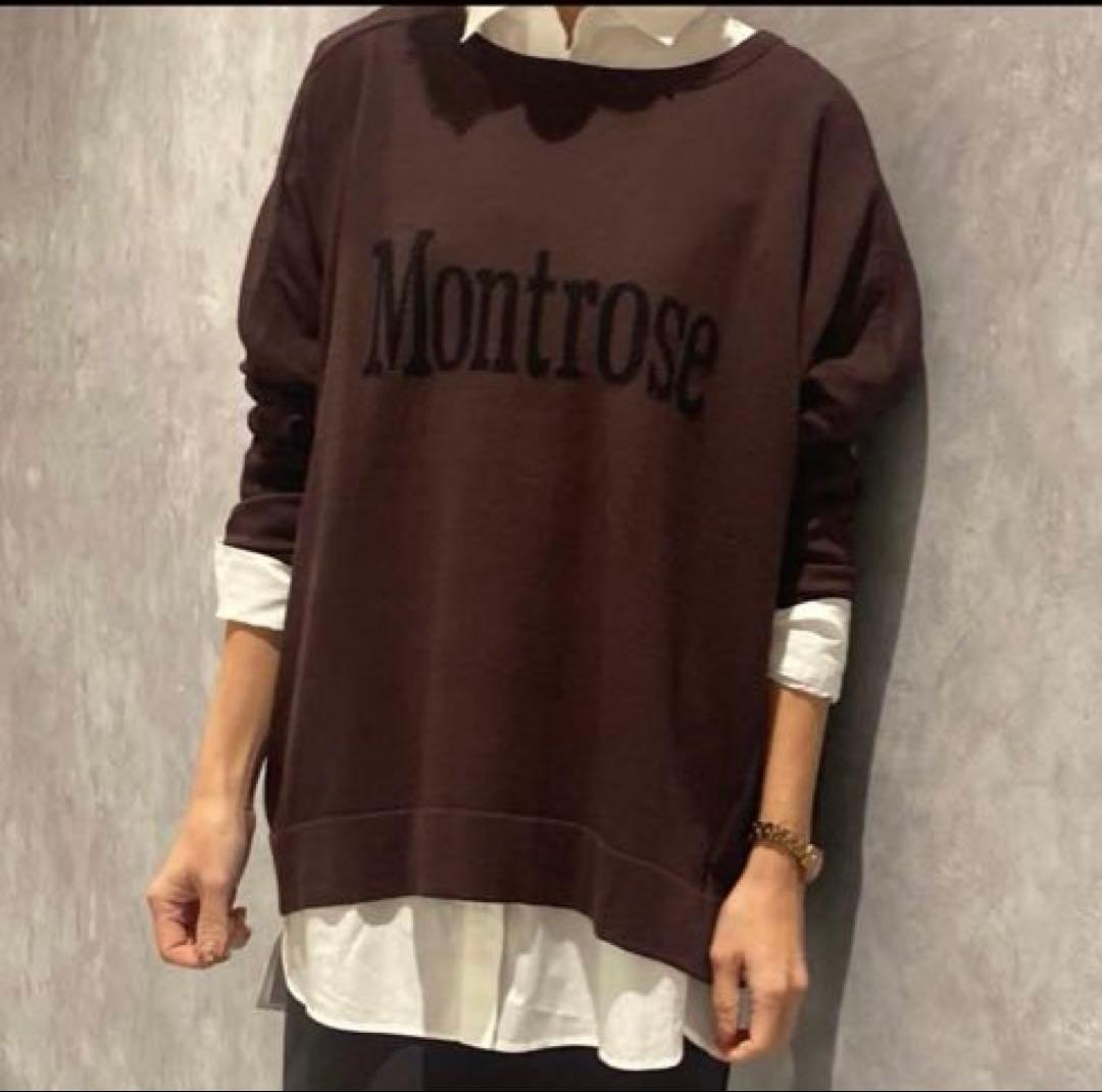 今季！新品タグ付き【CLOCHE】ロゴ2wayポンチョニットブラウンキャメル2点