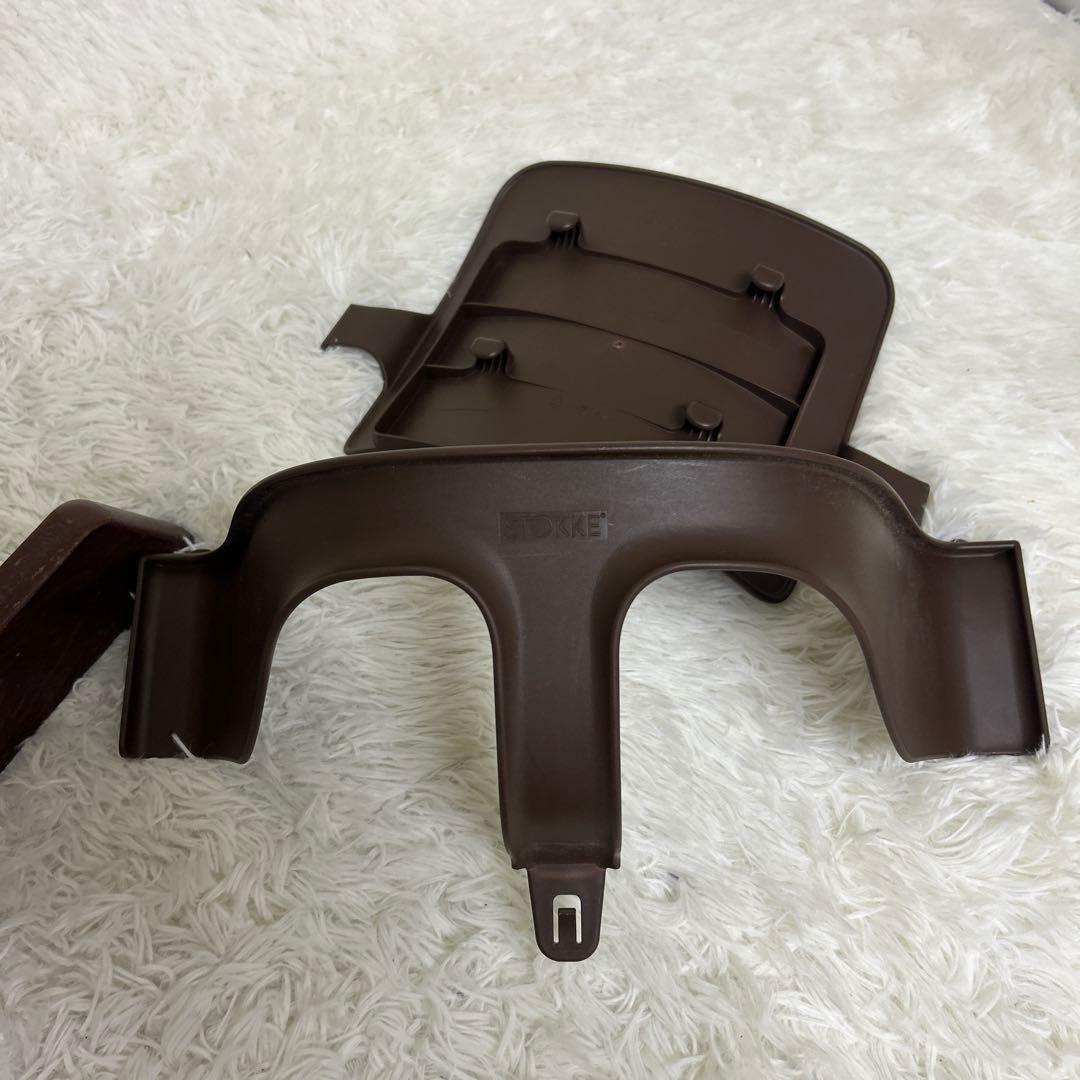 ストッケ　トリップ トラップ　ベビーチェア+ベビーセット　ブラウン　シリアル4