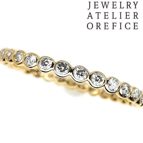 オレフォーチェ K18 ダイヤ エタニティ リング ココ 0.26ct 定価9万