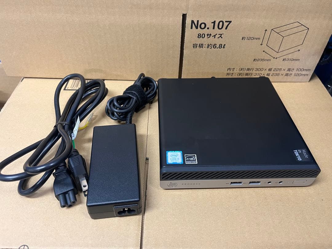 Windowsデスクトップ ProDesk400 G4 i5-8500/8G/256+500G/W11/OF