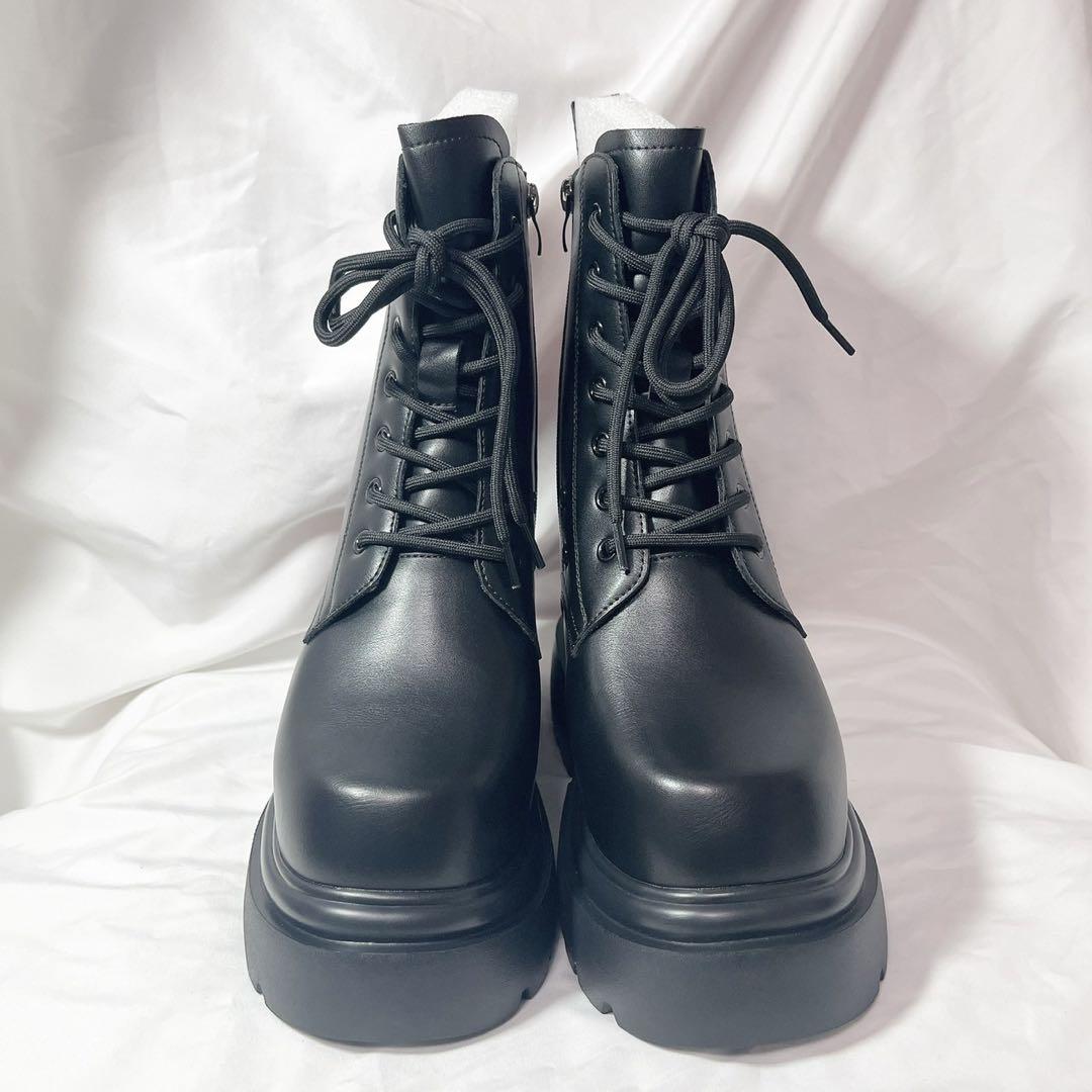 厚底ブーツ シークレットシューズ＋16.5cm