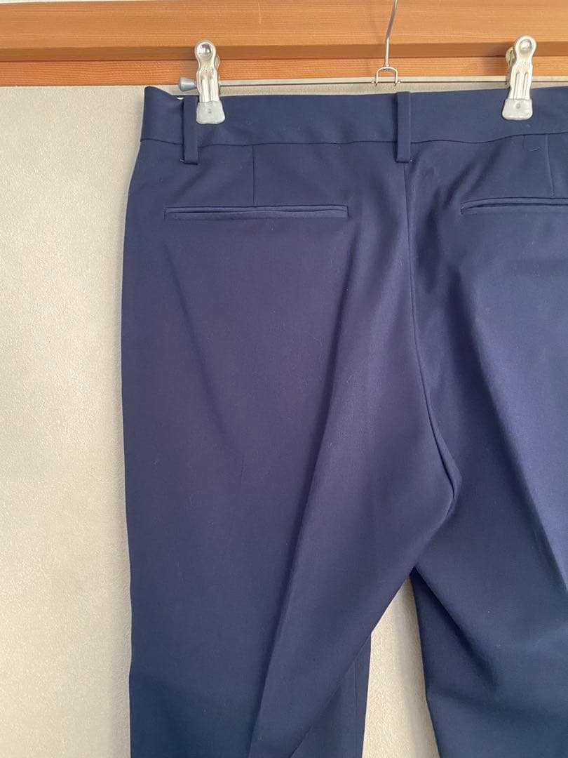 【美品】UNITED ARROWSネイビー ノーカラー ジャケット＆パンツ