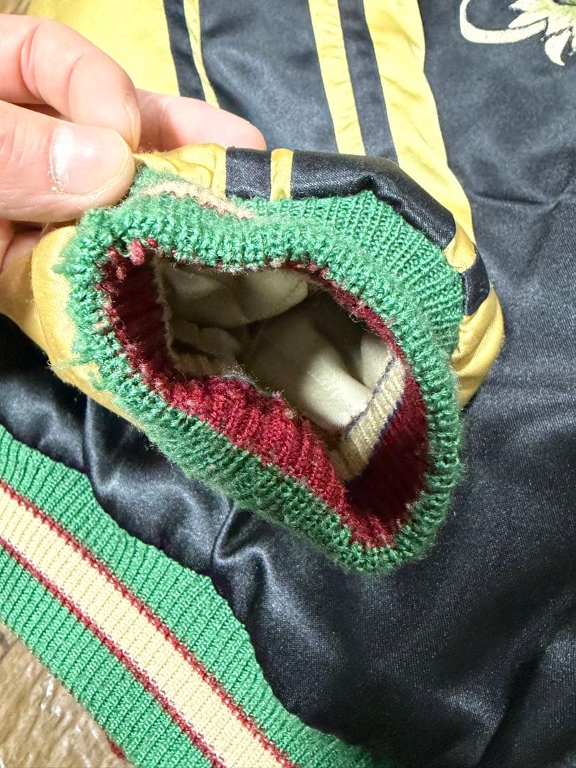 Mサイズ テーラー東洋 スカジャン 龍 和柄 リバーシブル M18426