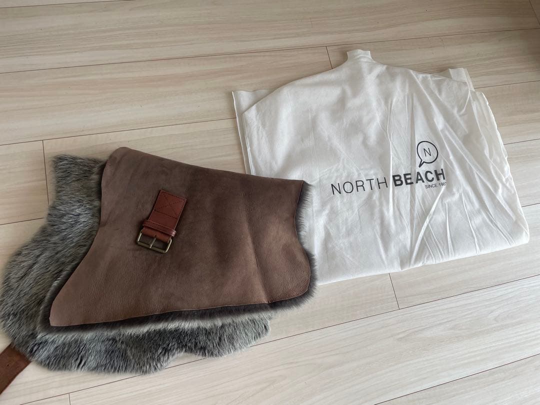 ノースビーチ　ムートンファーショール