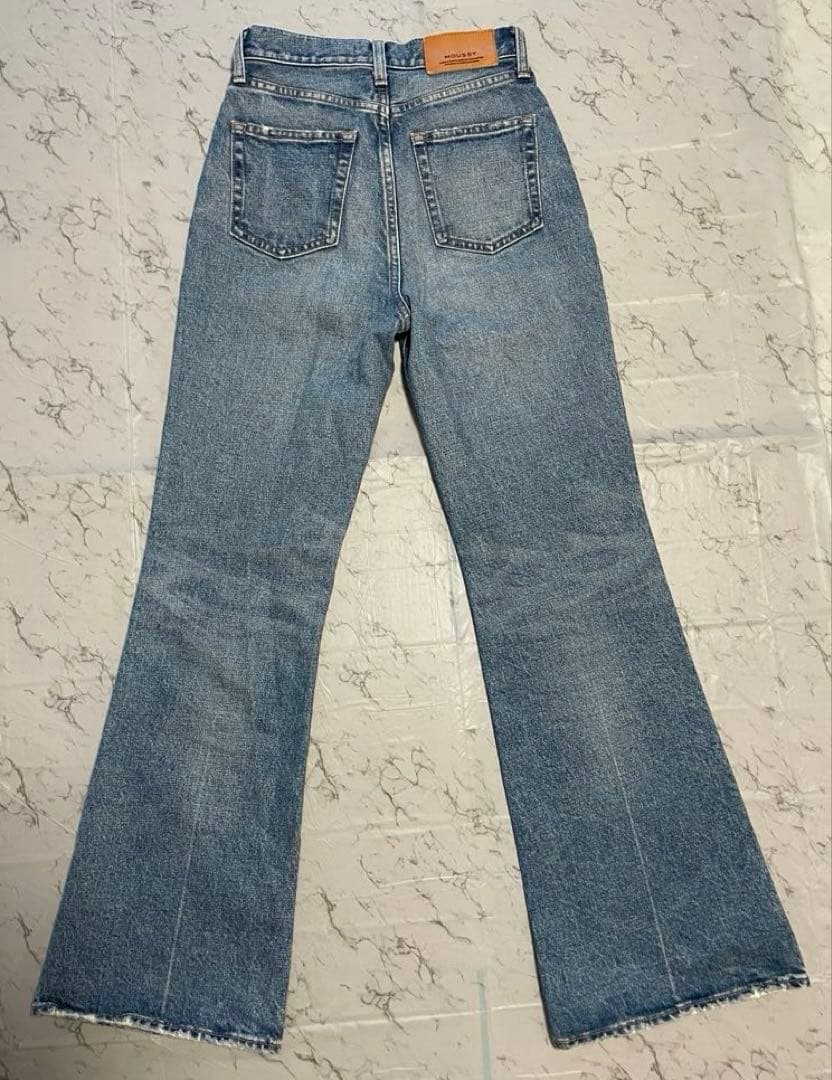 【美品】MOUSSY マウジー MVS FLARE フレアデニム 25インチ