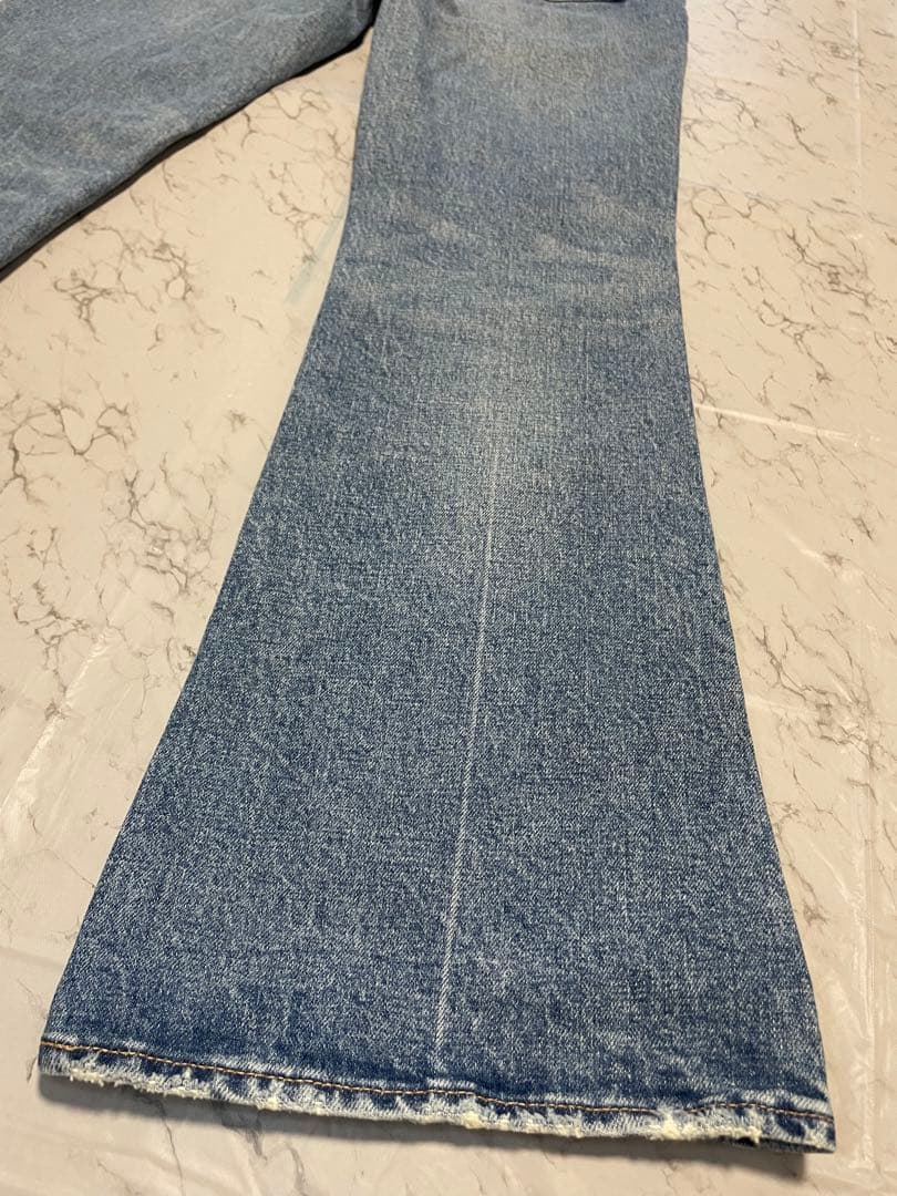 【美品】MOUSSY マウジー MVS FLARE フレアデニム 25インチ