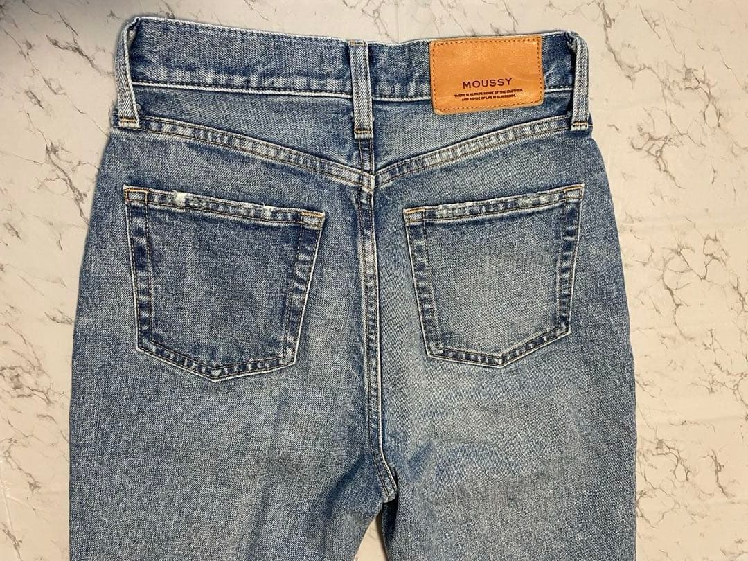 【美品】MOUSSY マウジー MVS FLARE フレアデニム 25インチ