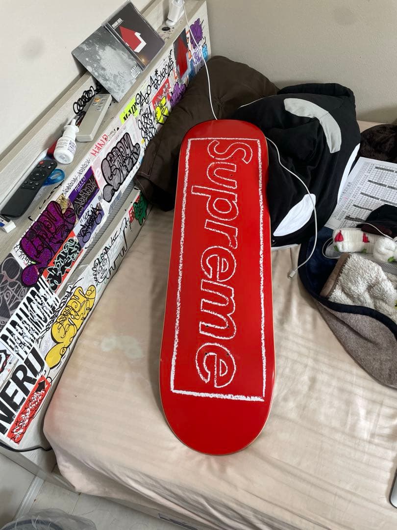 Supreme x KAWS コラボ スケートボードデッキ
