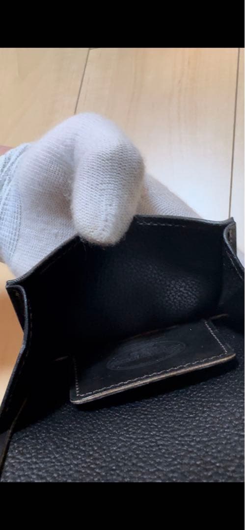 ラストクロップスタング　シェルコードバン　ブラック