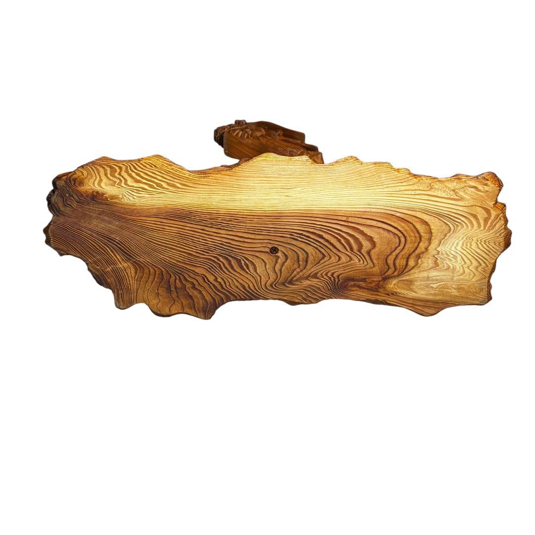 昇龍　木彫　龍　竜　縁起物　置物　インテリア　ドラゴン　木製　オブジェ