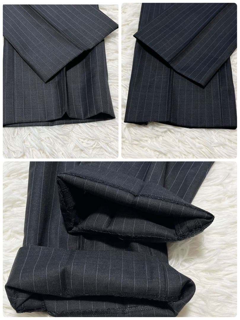 美品✨オールドイングランド ロロピアーナ スーツ ストライプ 3点セット