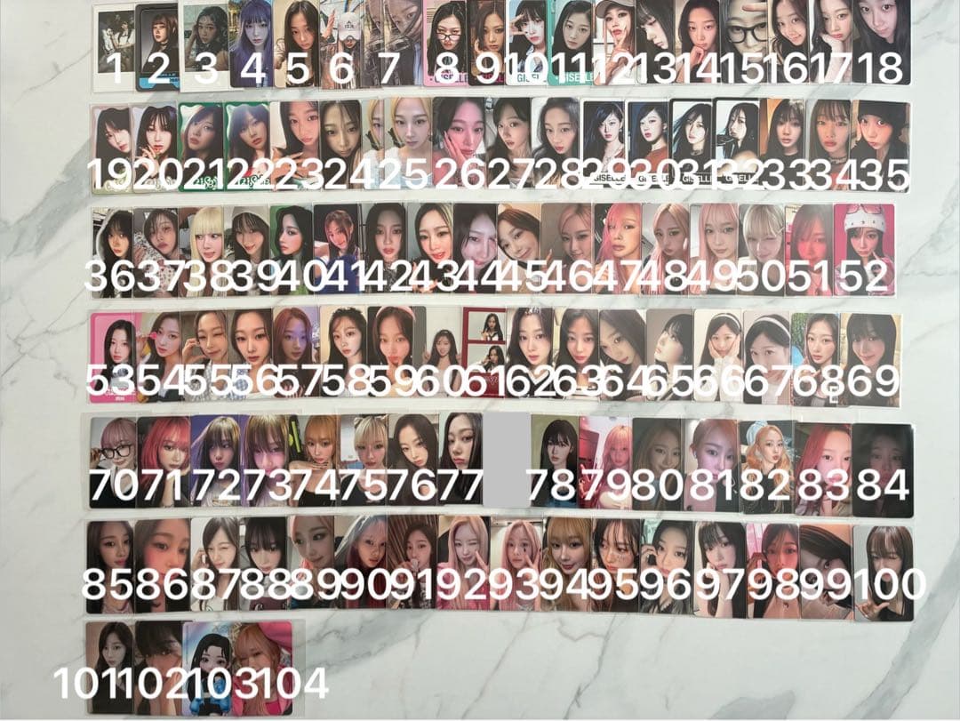 aespa トレカ　まとめ売り　バラ売り可