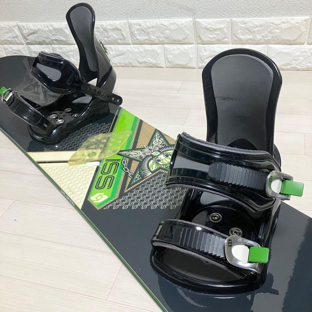 バック付/SALOMON SSIサロモン スノーボードセット155cm/バインM