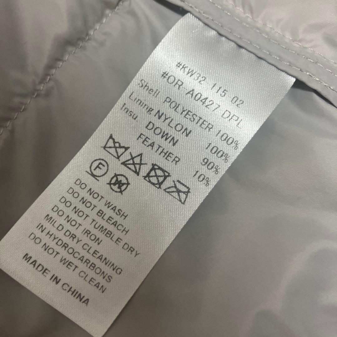 オーシバル　ロングダウンジャケット ライトグレー サイズ1 M