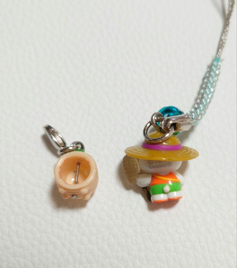 ご当地キティ☆ハローキティ☆夏休み☆絵日記 釣り2個セット☆根付け ストラップ