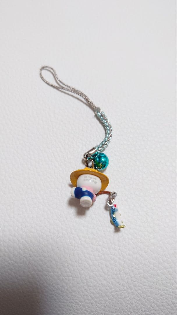 ご当地キティ☆ハローキティ☆夏休み☆絵日記 釣り2個セット☆根付け ストラップ