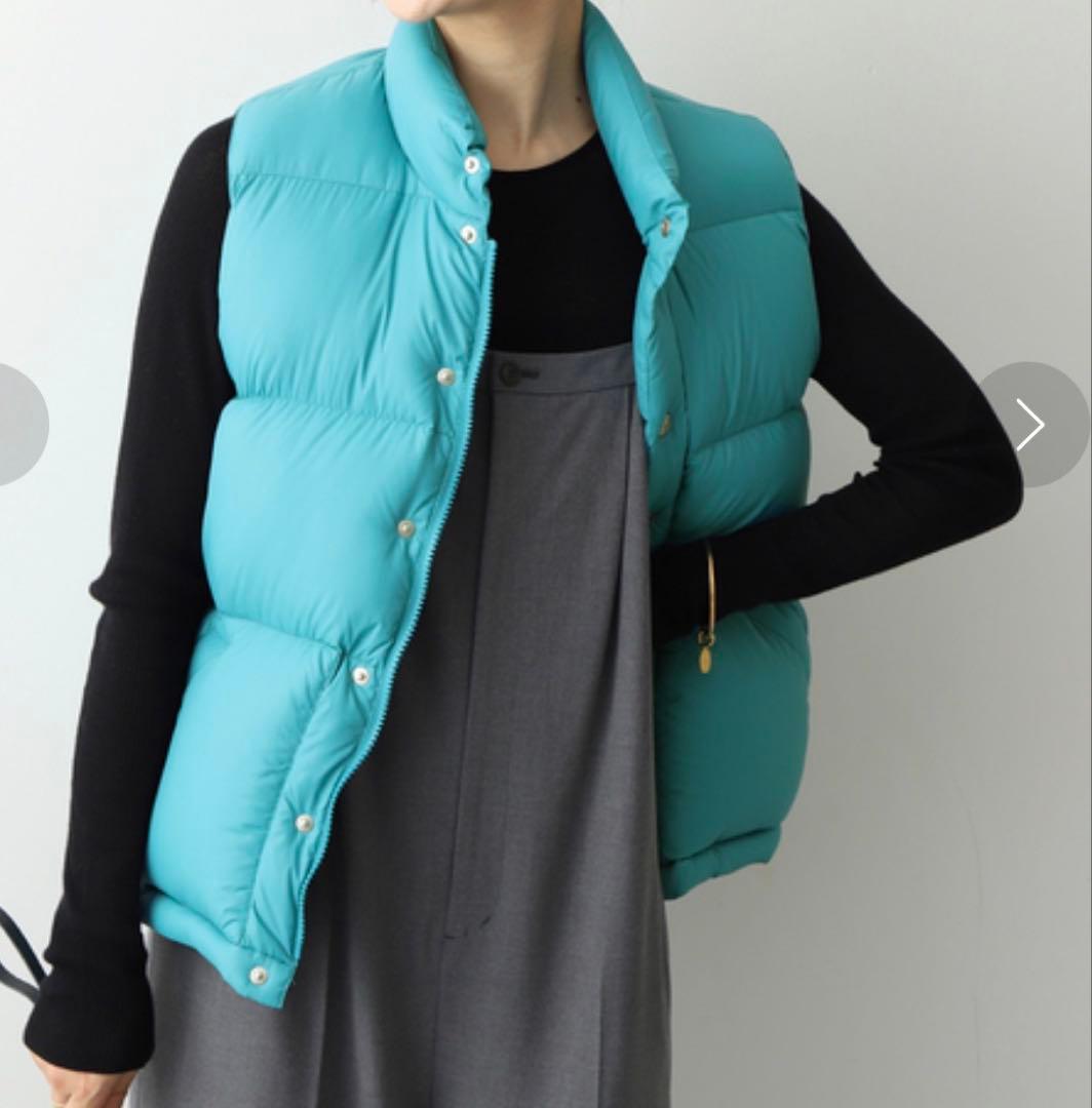 未使用✨IENA × GERRY ダウンベスト ブルー