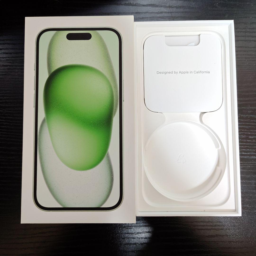 iPhone 15 グリーン 256GB SIMフリー 美品