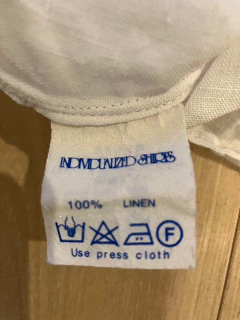 INDIVIDUALIZED SHIRTS M ホワイト 半袖シャツ