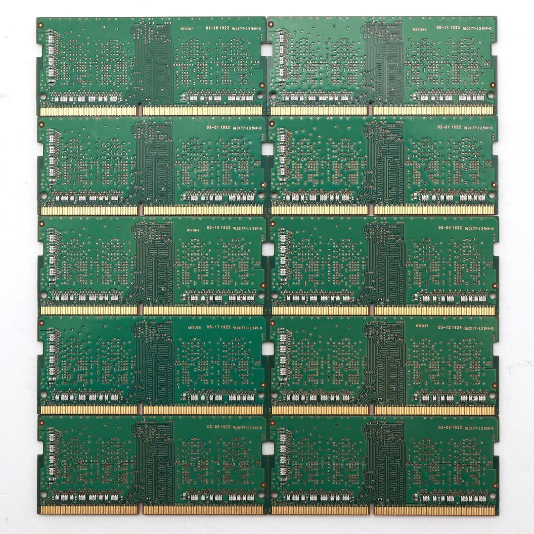 Samsung DDR4 PC4-2400 4GB×10枚　【S240130①】