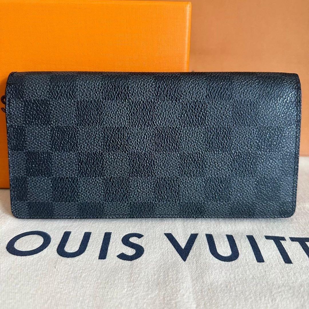 【超極上美品】ルイヴィトン ダミエ グラフィット ポルトフォイユ ブラザ 長財布