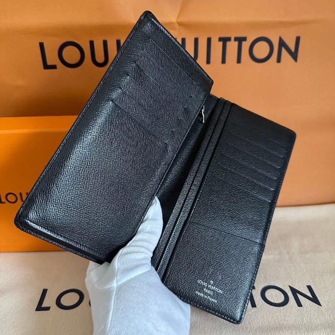【超極上美品】ルイヴィトン ダミエ グラフィット ポルトフォイユ ブラザ 長財布