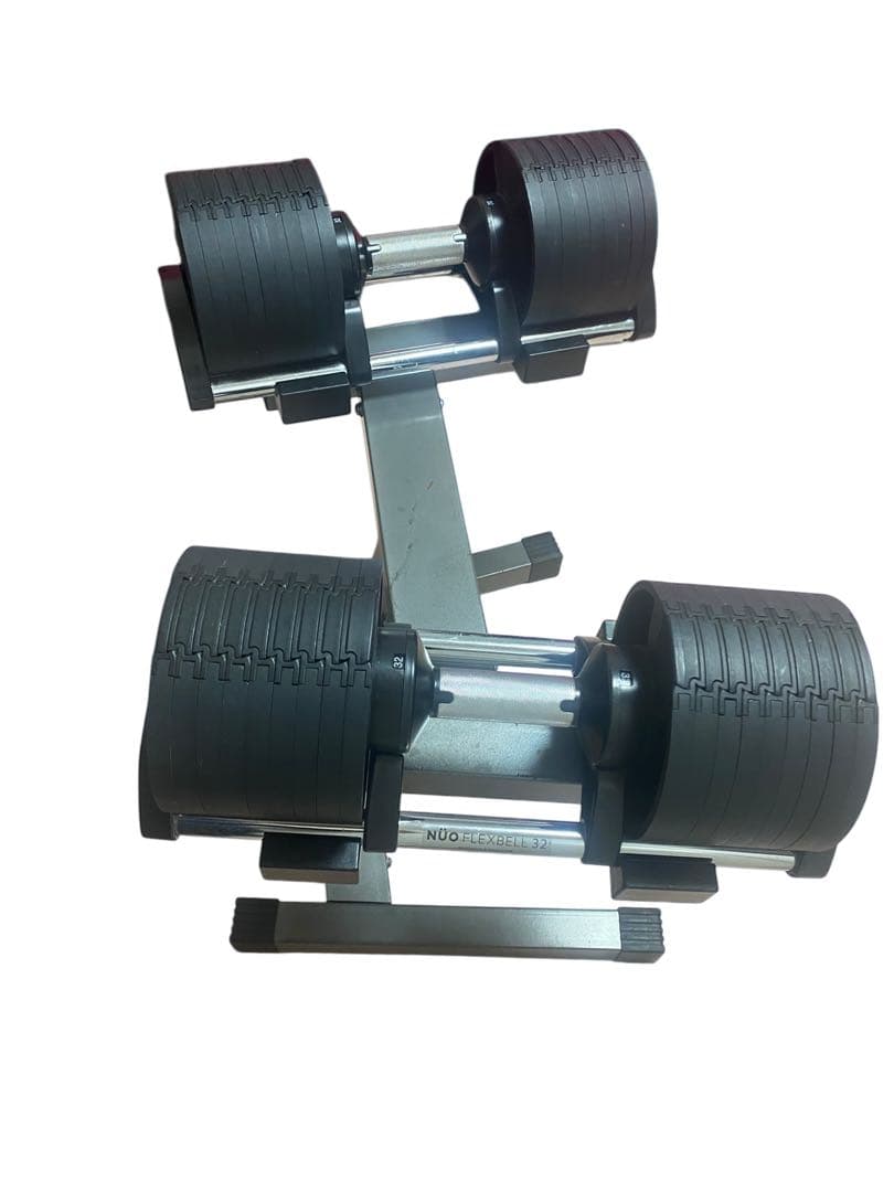 ざわ【良品】NUO フレックスベル　32キロ2個、スタンド1/4梱包その①