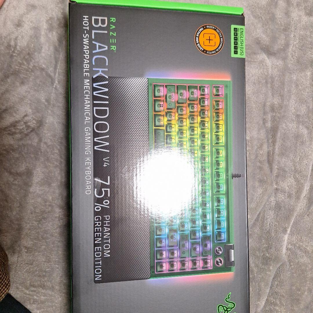 キーボード Razer BlackWidowV4 Phantom Green Edition