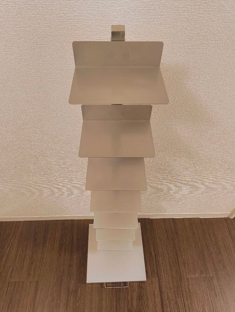 ブックタワー 隠しキャスター付き ハイタイプ 8段