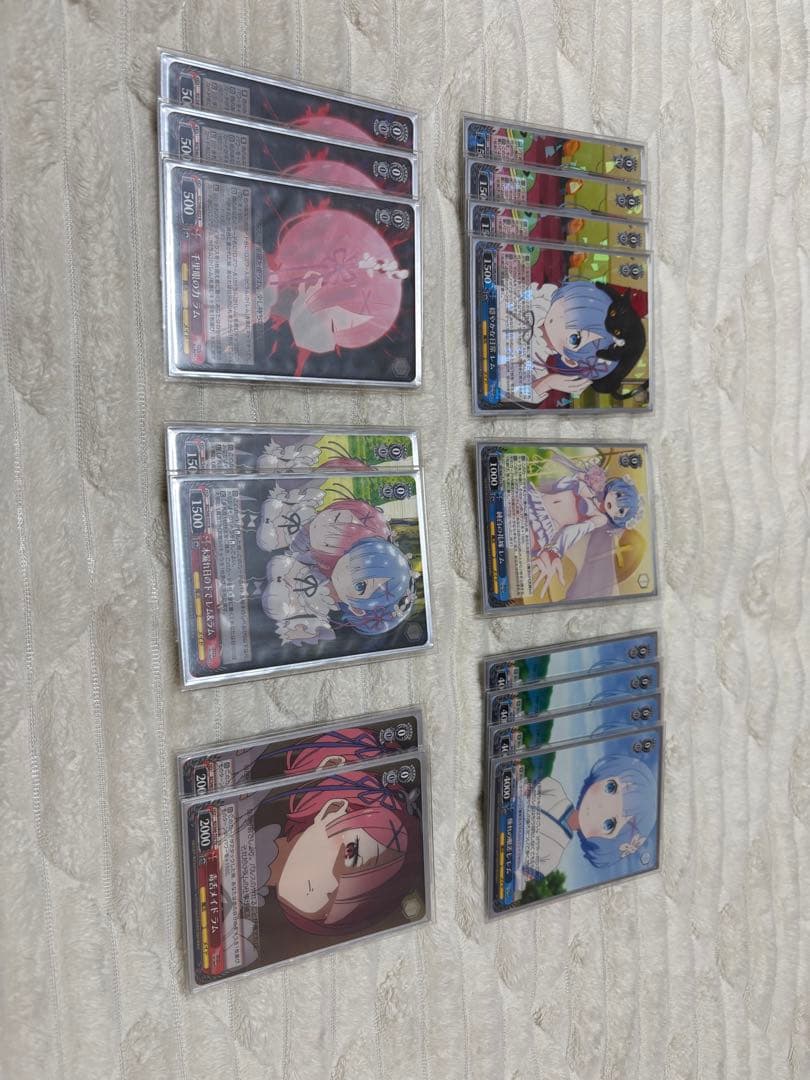 ヴァイスシュバルツ　レム・ラム デッキ　サイン入り