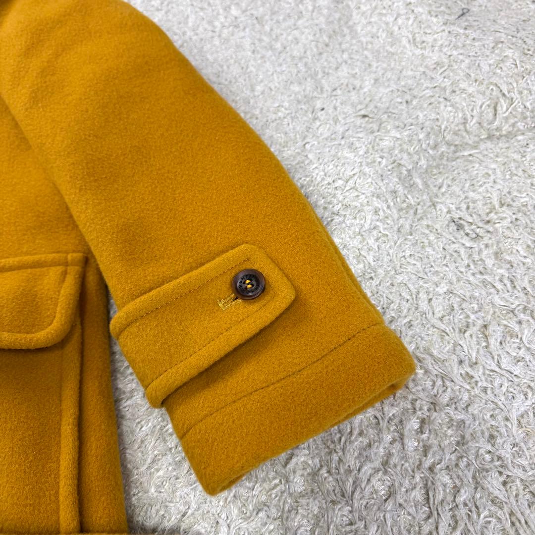 ロンドントラディション×ハンティングワールド ダッフルコート ロング丈 イエロー