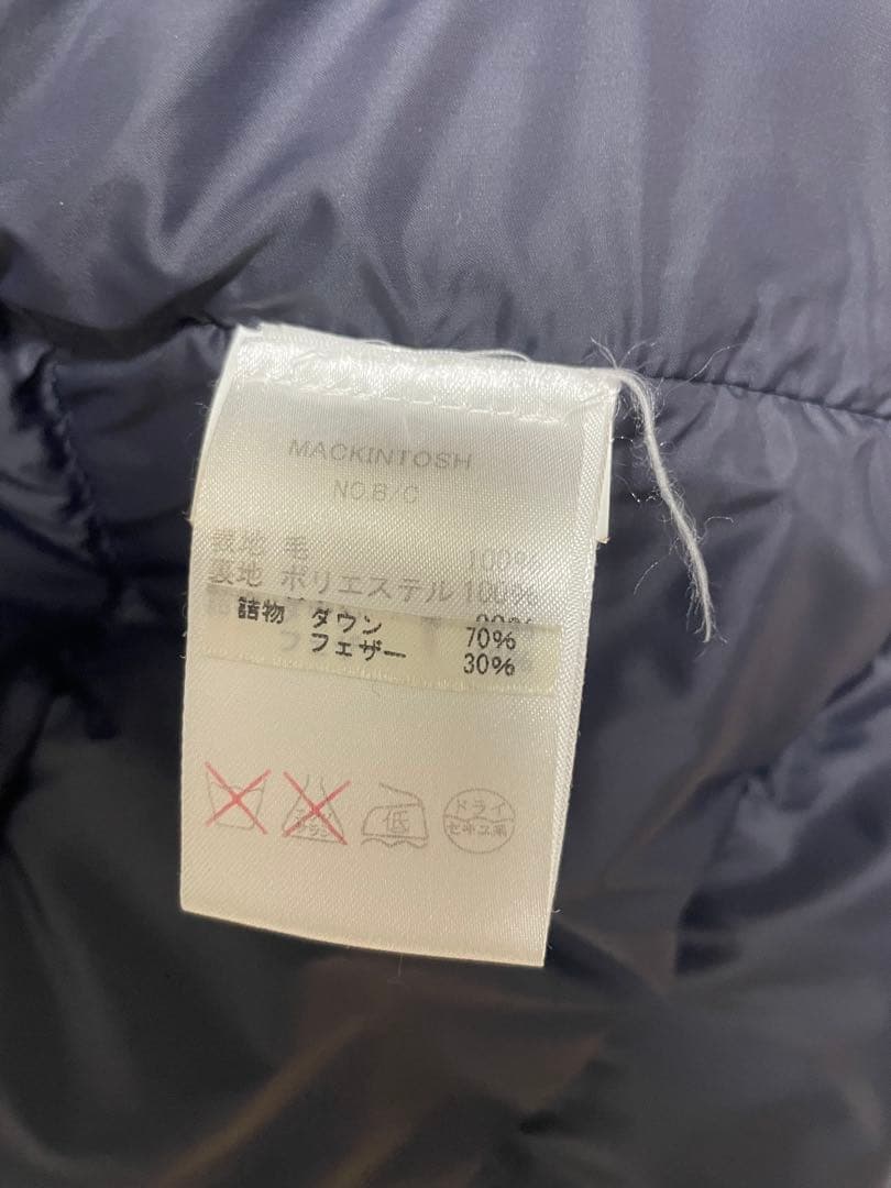 ゴークン　マッキントッシュ ロロピアーナ ウール ダウンコート 40