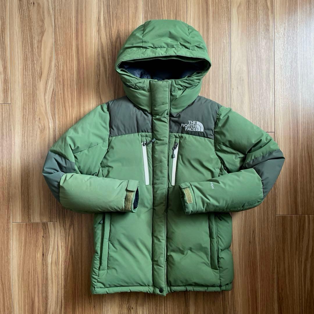ノースフェイスレディースハイベント800グリーン緑バルトロダウンジャケットパーカ