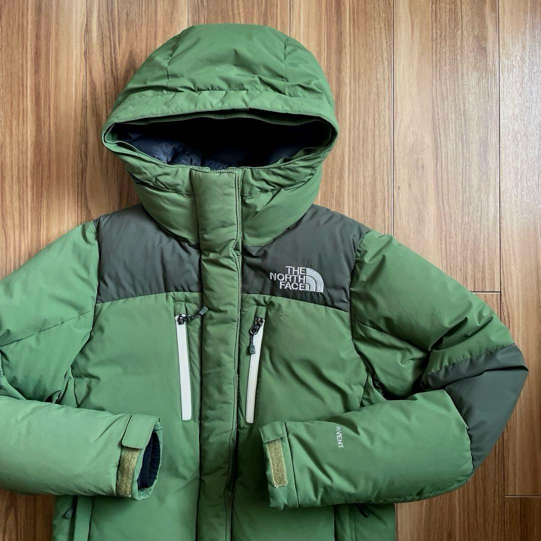 ノースフェイスレディースハイベント800グリーン緑バルトロダウンジャケットパーカ