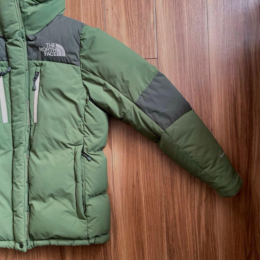 ノースフェイスレディースハイベント800グリーン緑バルトロダウンジャケットパーカ