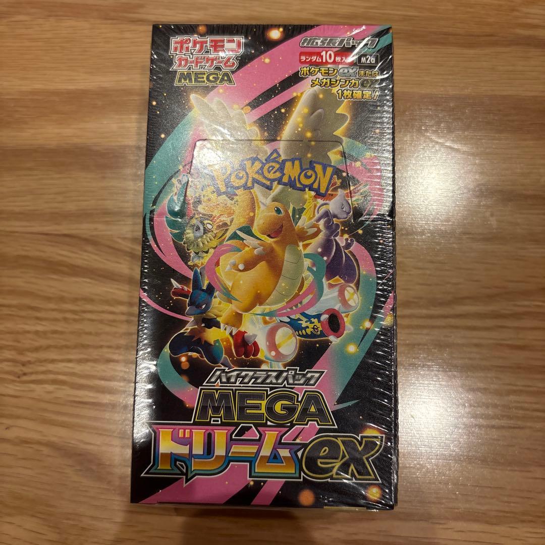 シュリンクあり　未開封　ポケモンカード　MEGAドリームex1box