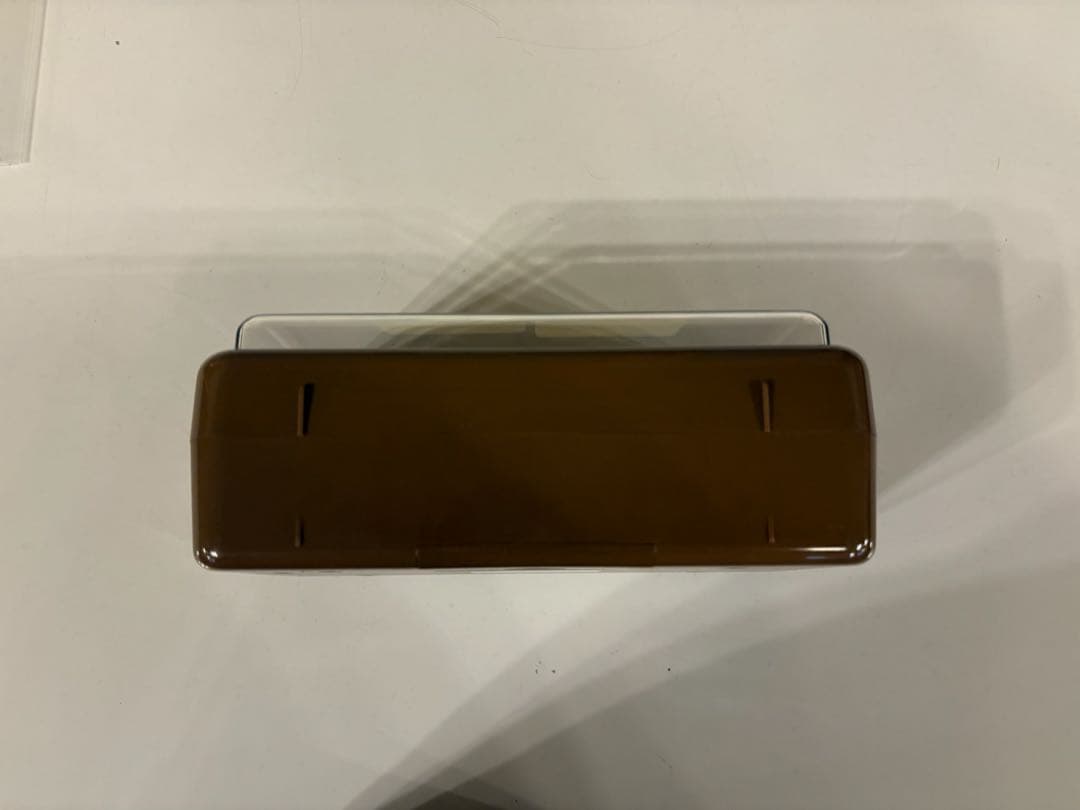 ★動作品★TWEMCO トゥエンコ パタパタ時計　AL-30 ブラウン 目覚時計