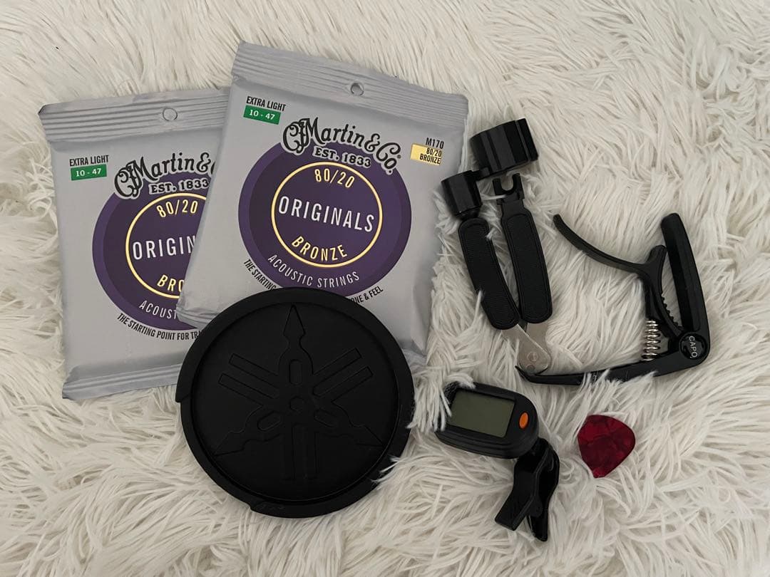 YAMAHA アコースティックギター FS820 ルビーレッド 付属品つき