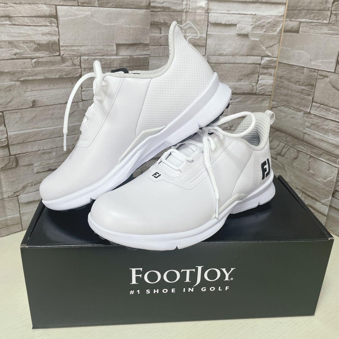 emichossFootJoy シューズ 女性用 ホワイト24.5