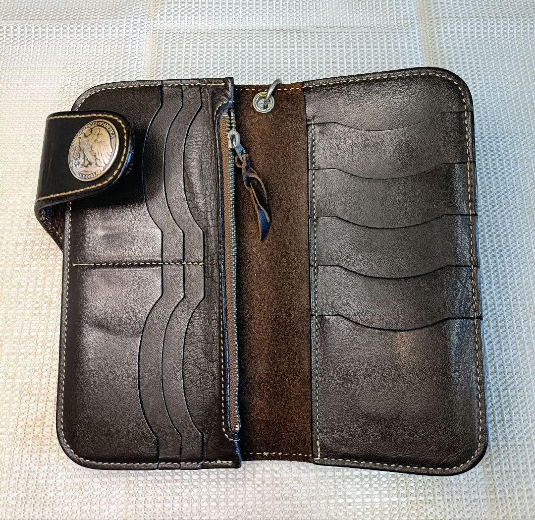 KC,s ライダースウォレット バイカーズウォレット 長財布 ロングウォレット