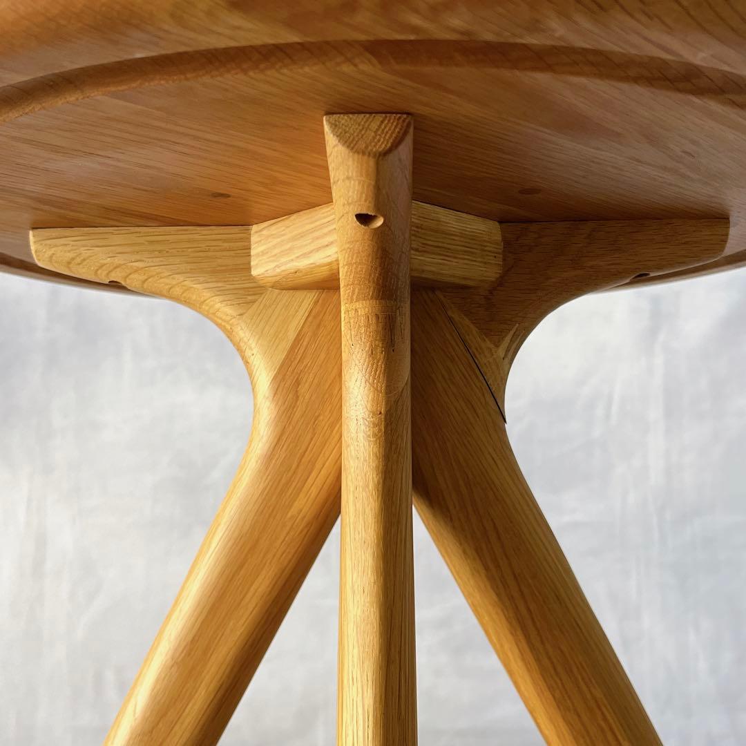 美品★起立木工 サイドテーブル 無垢材