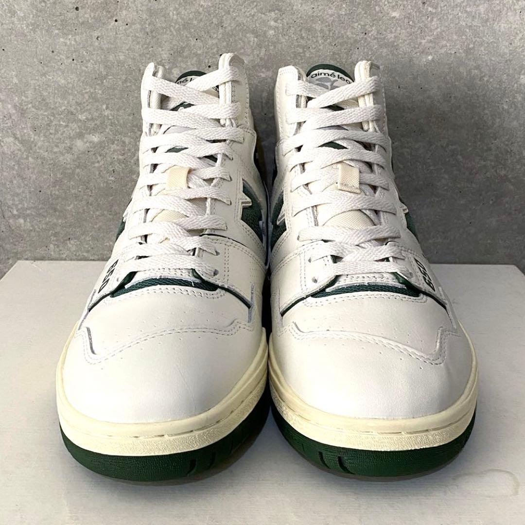 【新品】NEW BALANCE エメレオンドレ BB650 白緑 US10.5