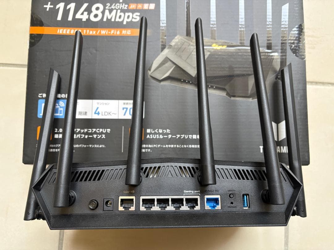 ASUS TUF Gaming AX6000 無線LANルーター